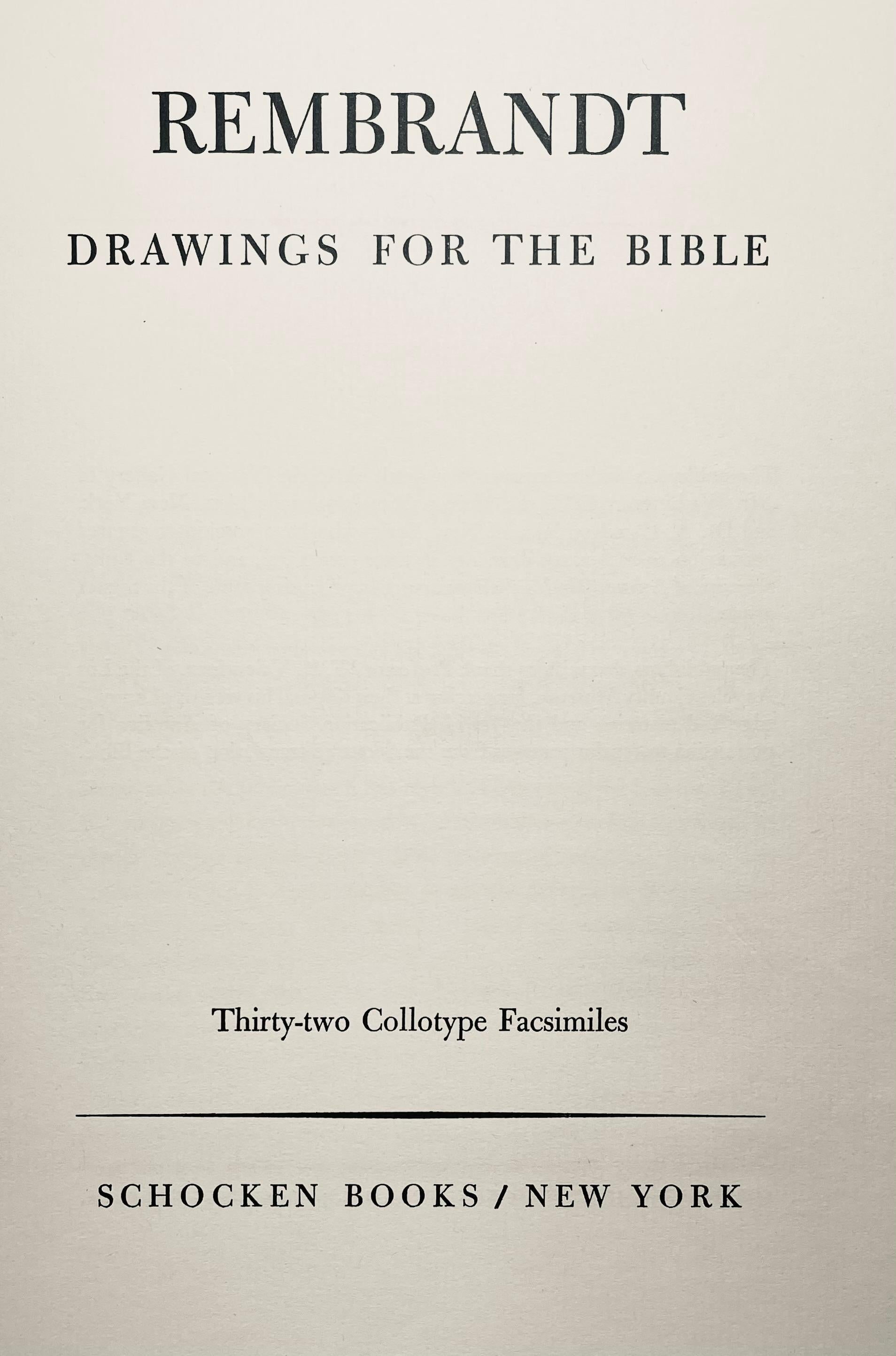 Rembrandt, Composition, Rembrandt, Drawings from the Bible (after) For Sale 1