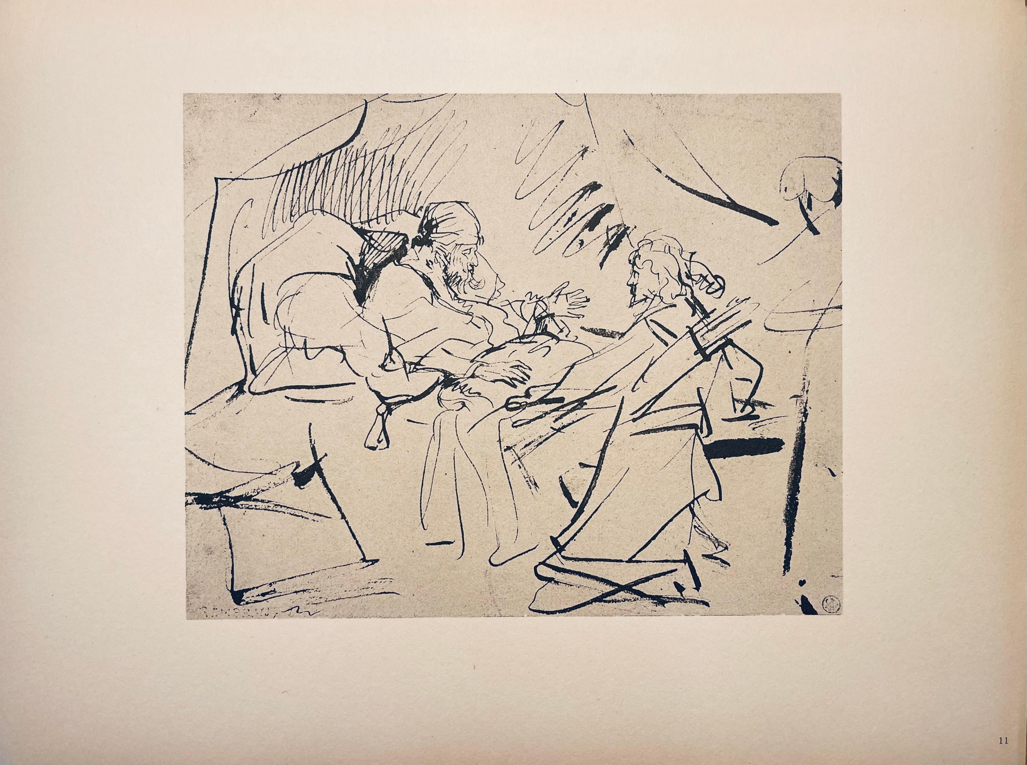 Rembrandt, Composition, Rembrandt, Drawings from the Bible (after) For Sale 1