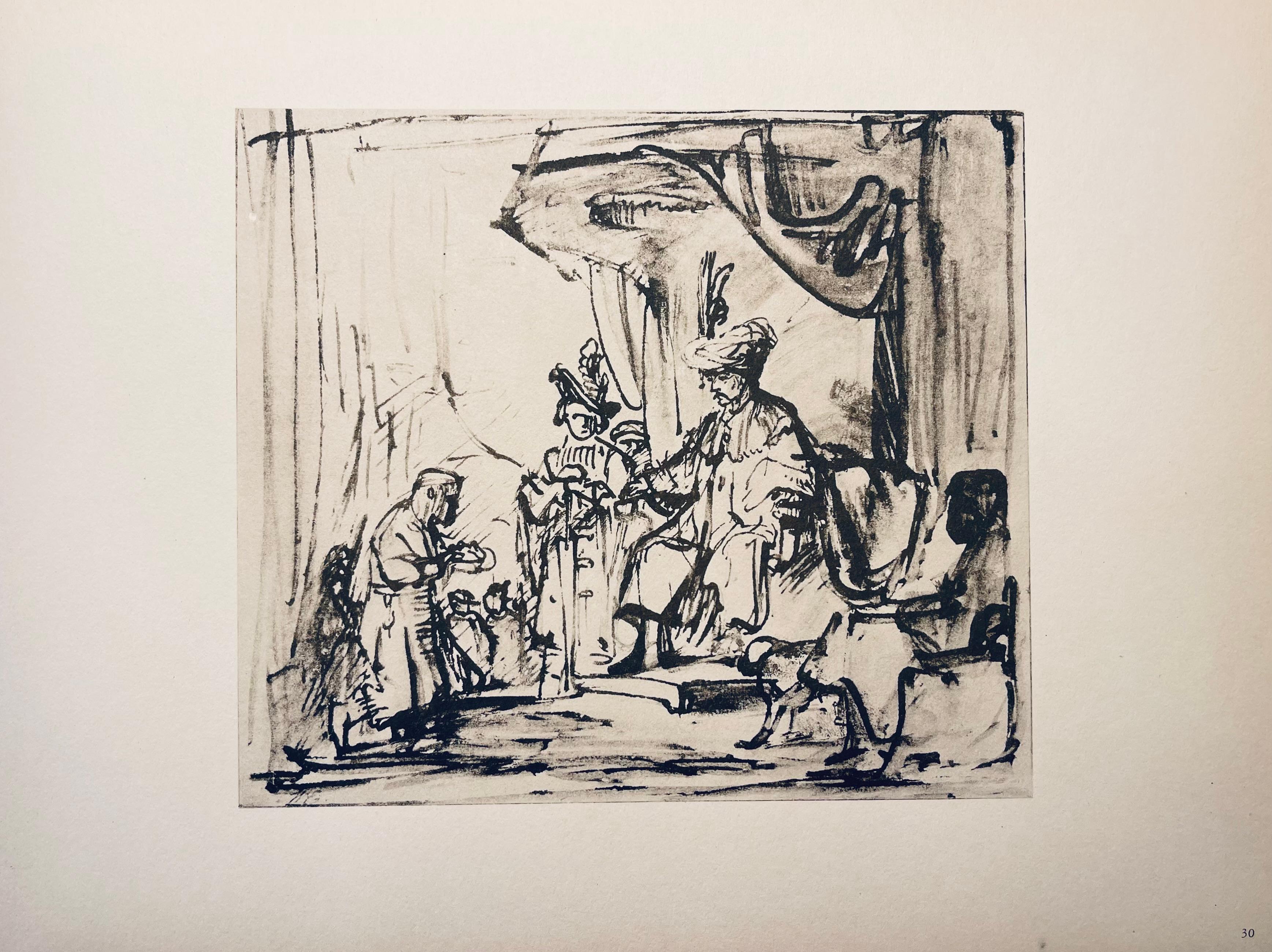 Rembrandt, Composition, Rembrandt, Des dessins de la Bible (après) en vente 1