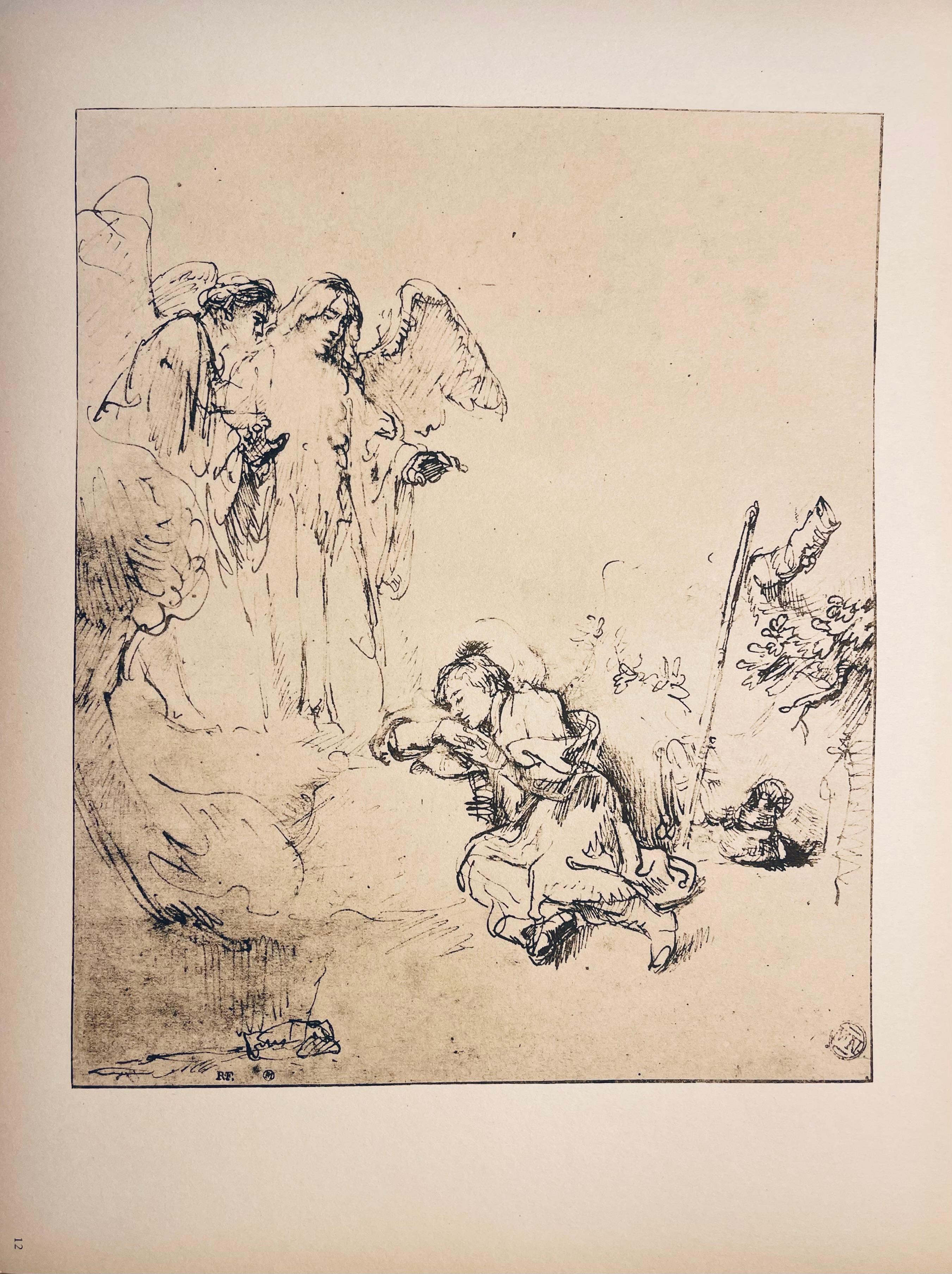 Rembrandt, Composition, Rembrandt, Drawings from the Bible (after) For Sale 2