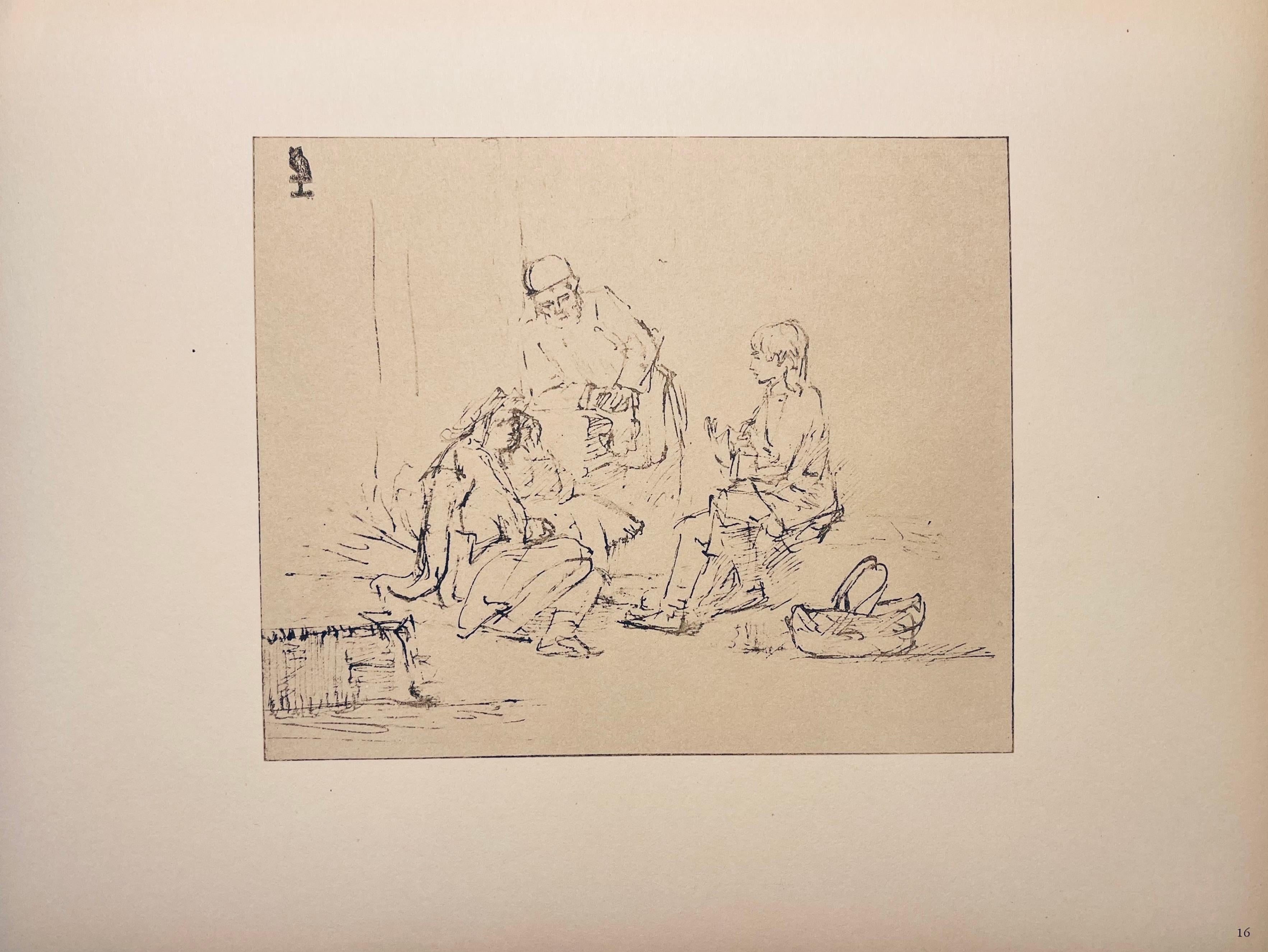 Rembrandt, Composition, Rembrandt, Drawings from the Bible (after) For Sale 2