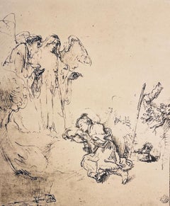 Rembrandt, Composición, Rembrandt, Dibujos de la Biblia (después)