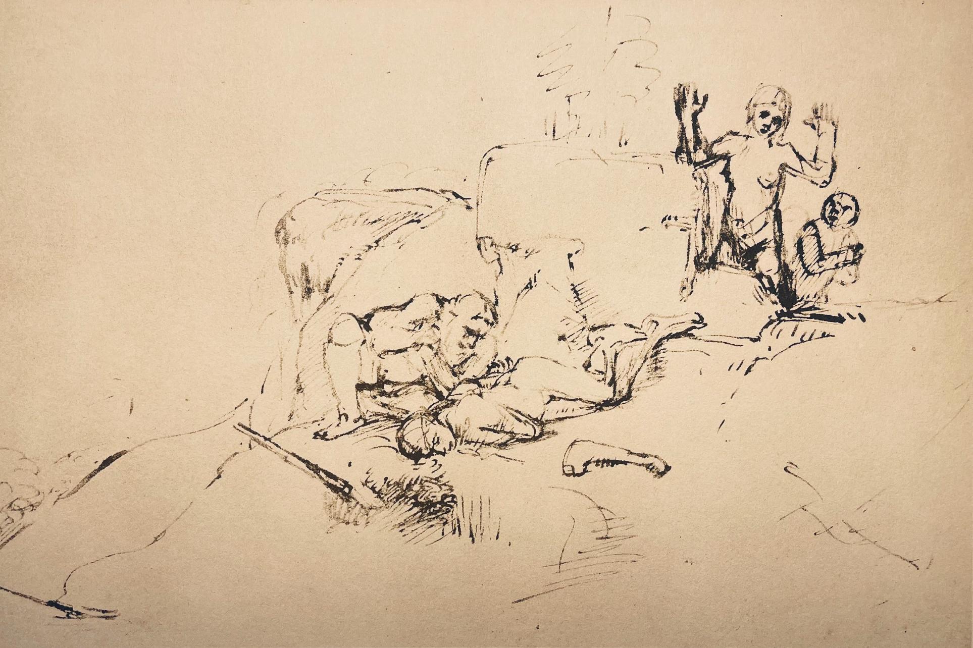 Rembrandt, Composition, Rembrandt, Drawings from the Bible (after)