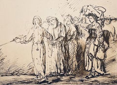 Rembrandt, Composición, Rembrandt, Dibujos de la Biblia (después)