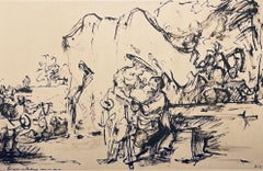 Rembrandt, Composición, Rembrandt, Dibujos de la Biblia (después)
