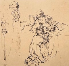 Rembrandt, Komposition, Rembrandt, Zeichnungen aus der Bibel (nach)