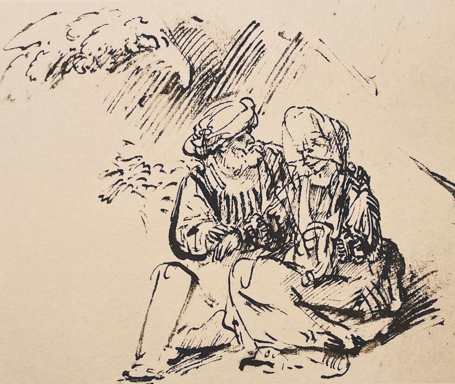 Rembrandt, Composition, Rembrandt, Drawings from the Bible (after)
