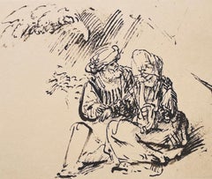 Rembrandt, Composition, Rembrandt, Drawings from the Bible (after)