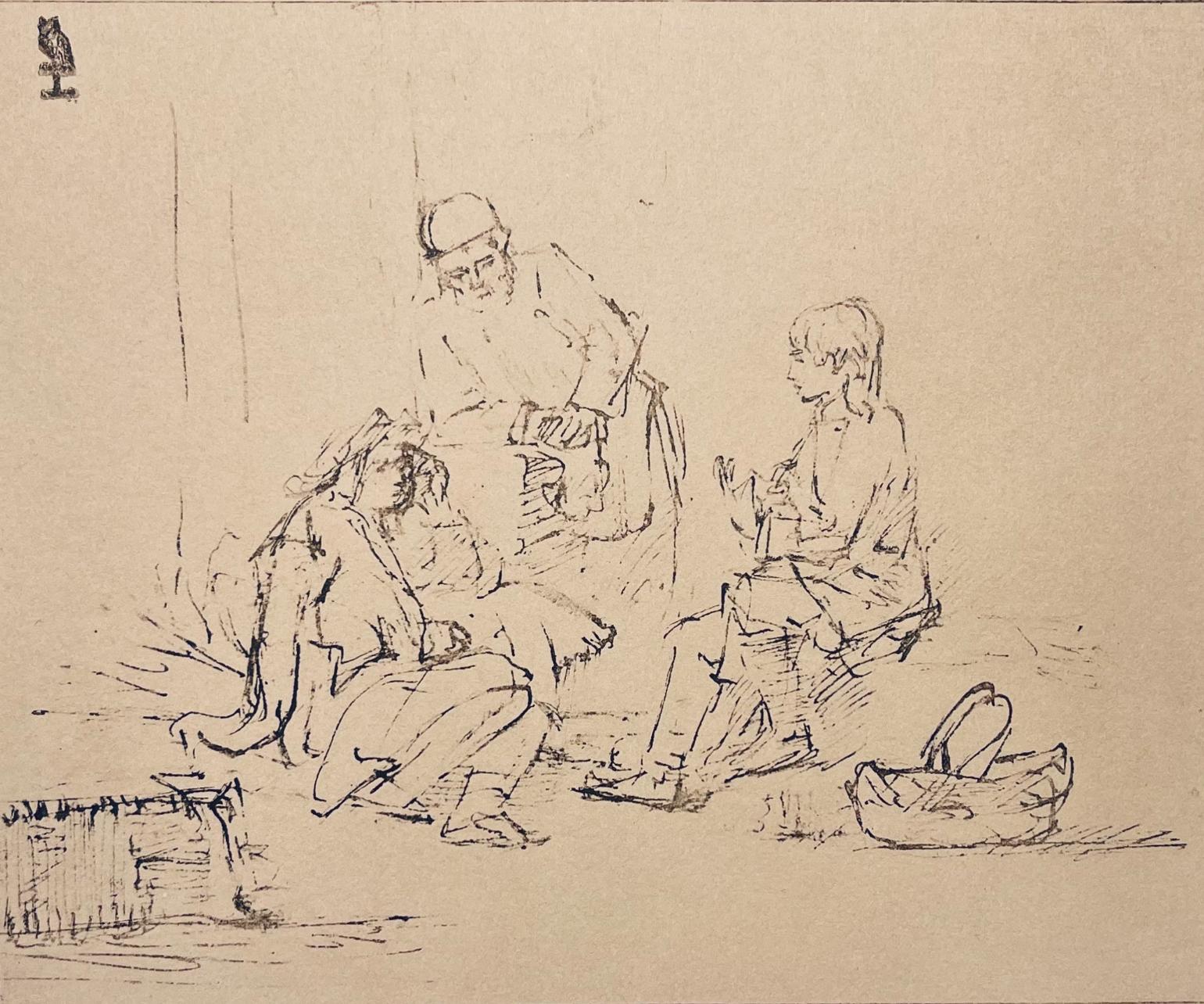 Rembrandt, Composición, Rembrandt, Dibujos de la Biblia (después)
