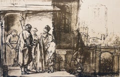 Vintage Rembrandt, Composition, Rembrandt, Drawings from the Bible (after)