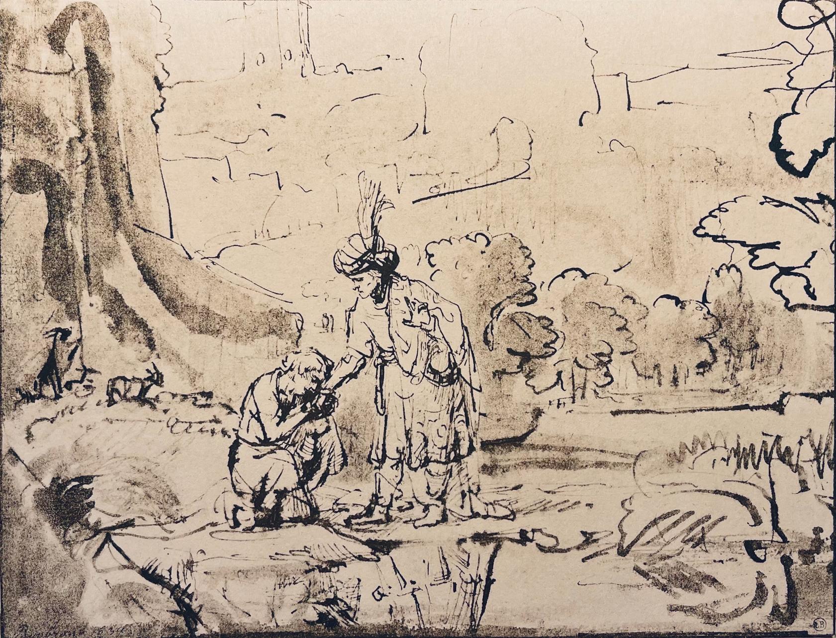 Rembrandt, Composición, Rembrandt, Dibujos de la Biblia (después)