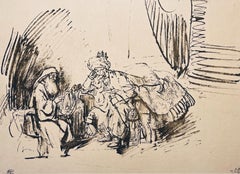 Vintage Rembrandt, Composition, Rembrandt, Drawings from the Bible (after)