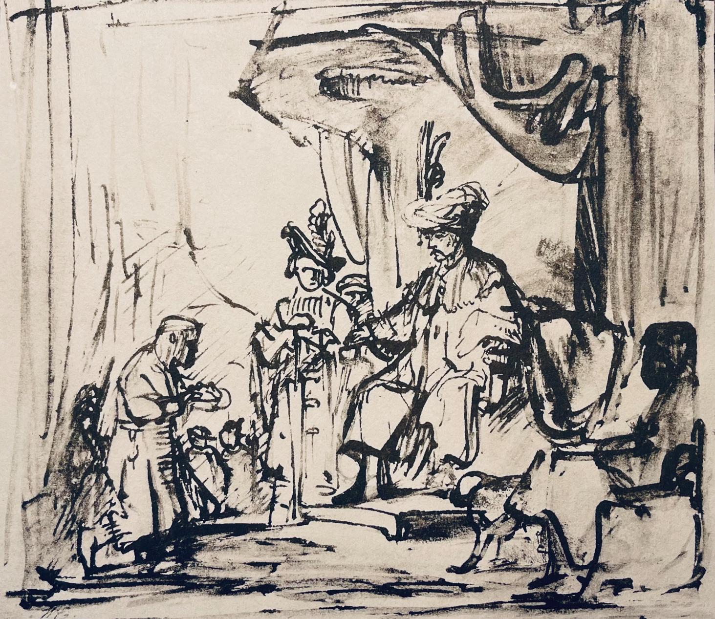 Rembrandt, Composition, Rembrandt, Des dessins de la Bible (après)