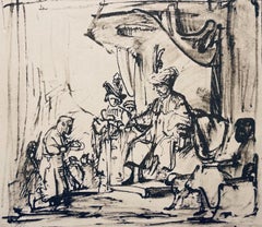 Vintage Rembrandt, Composition, Rembrandt, Drawings from the Bible (after)