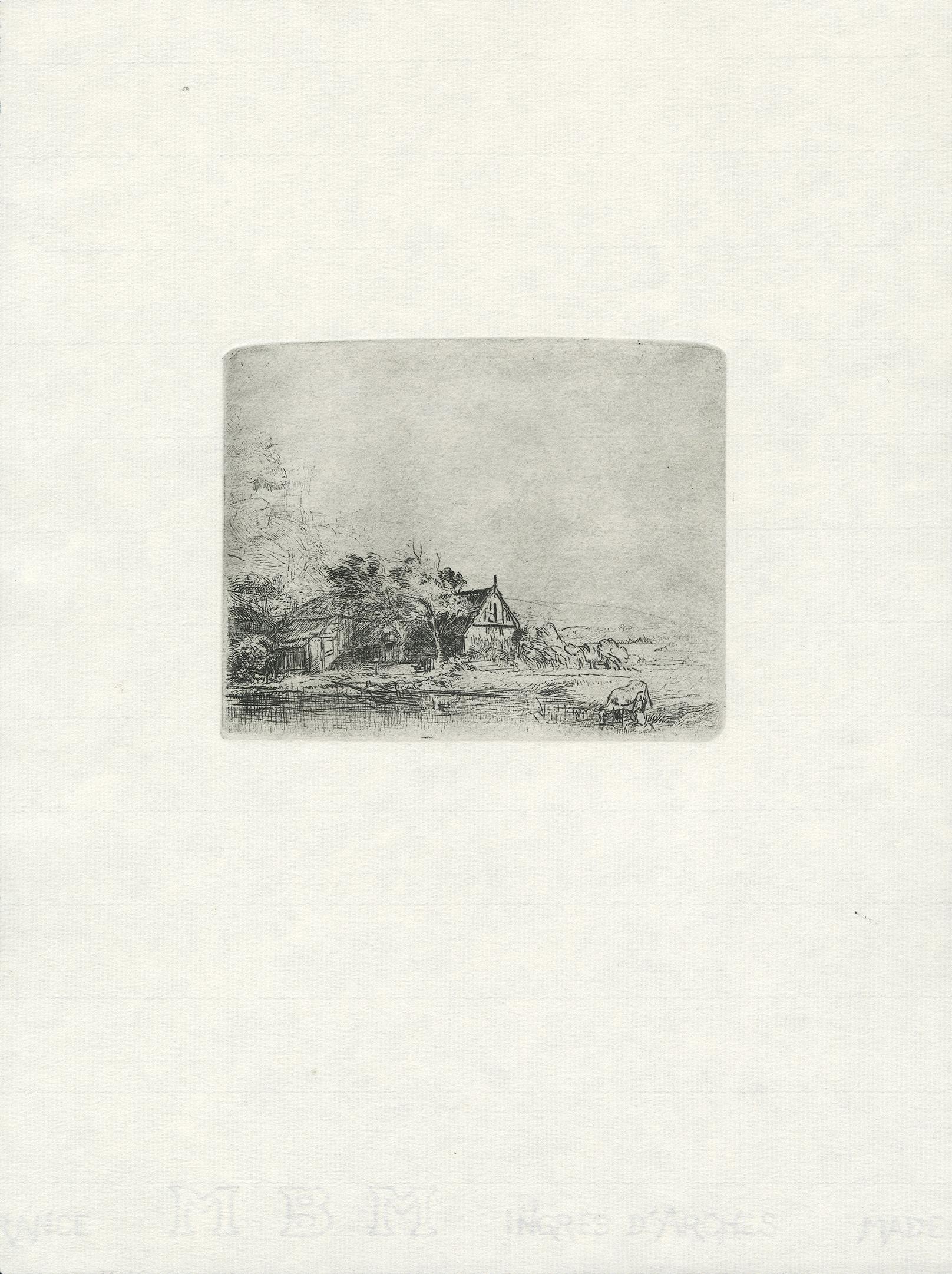 Offered here is a complete set of eight impressions from Rembrandt's original copper plates from the Millennium Edition. After Remprandt passed in 1669, most of his surviving etching plates remained in a single collection until, in 1993, when they