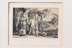 Rembrandt van Rijn - Christ Between His Parents, Returning from the Temple -1820