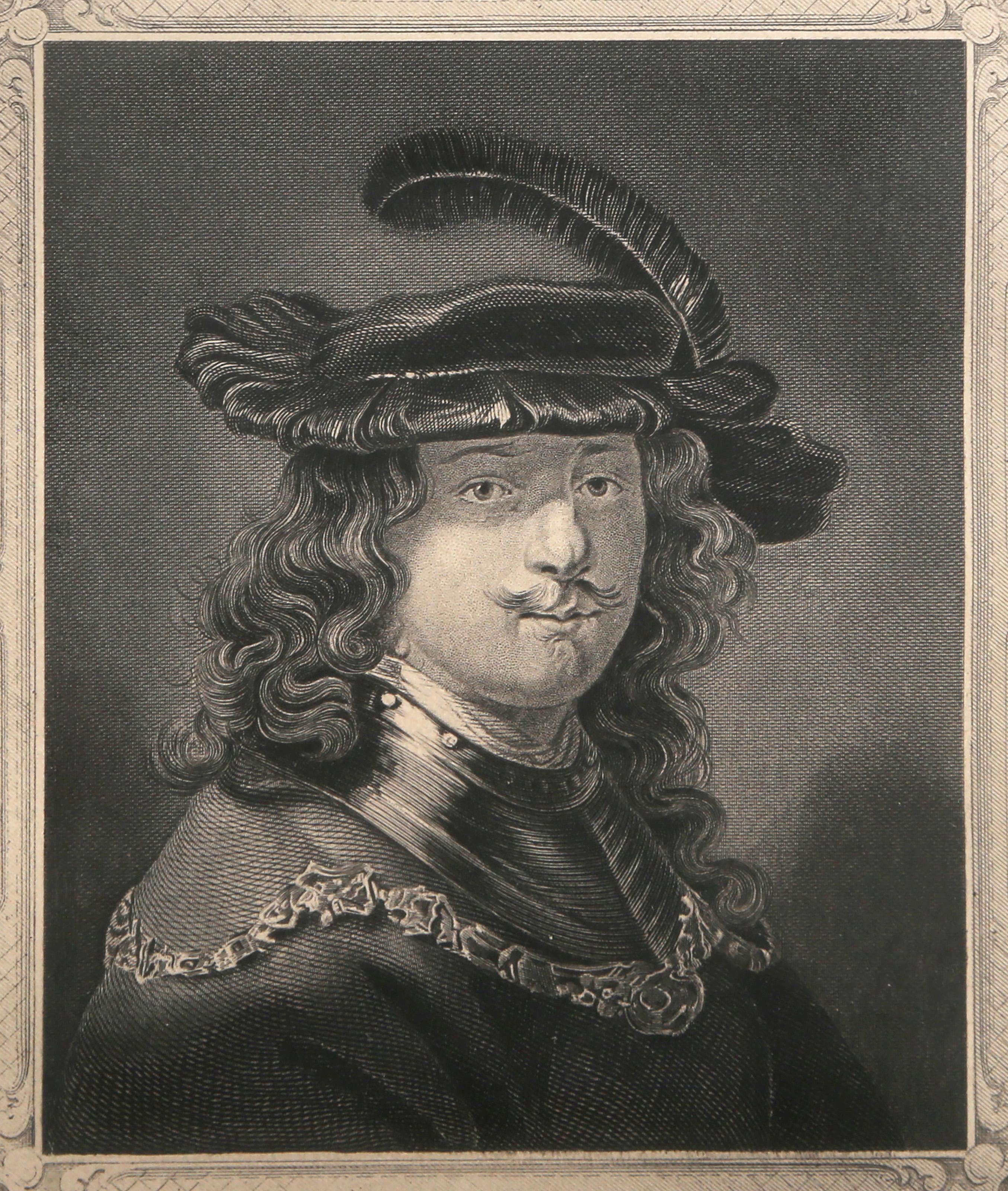 Autorretrato, Grabado heliograbado de los Maestros Antiguos (After) Rembrandt van Rijn en venta 1