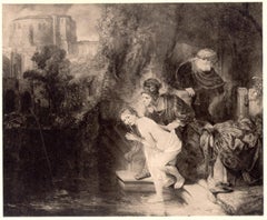 Susanna and the Elders, Photogravure by Rembrandt van Rijn