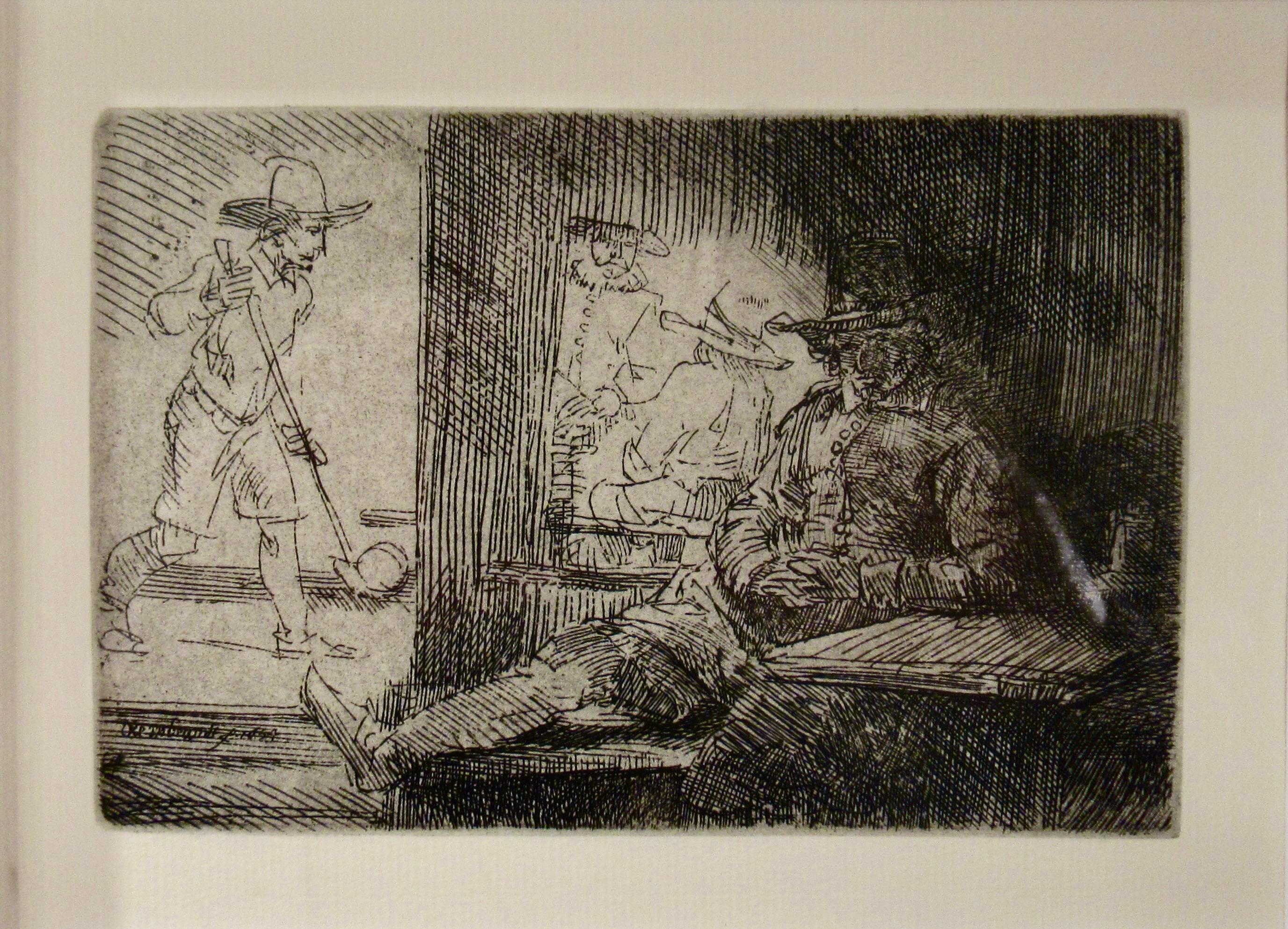 The Golf Player - Print di Rembrandt van Rijn