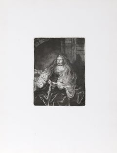 The Great Jewish Bride, Old Masters, Radierung von Rembrandt van Rijn