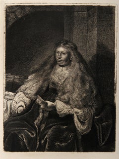 Antique The Great Jewish Bride (B340), Heliogravure by Rembrandt van Rijn