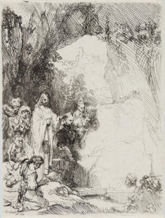 Antique The Raising of Lazarus, Small Plate