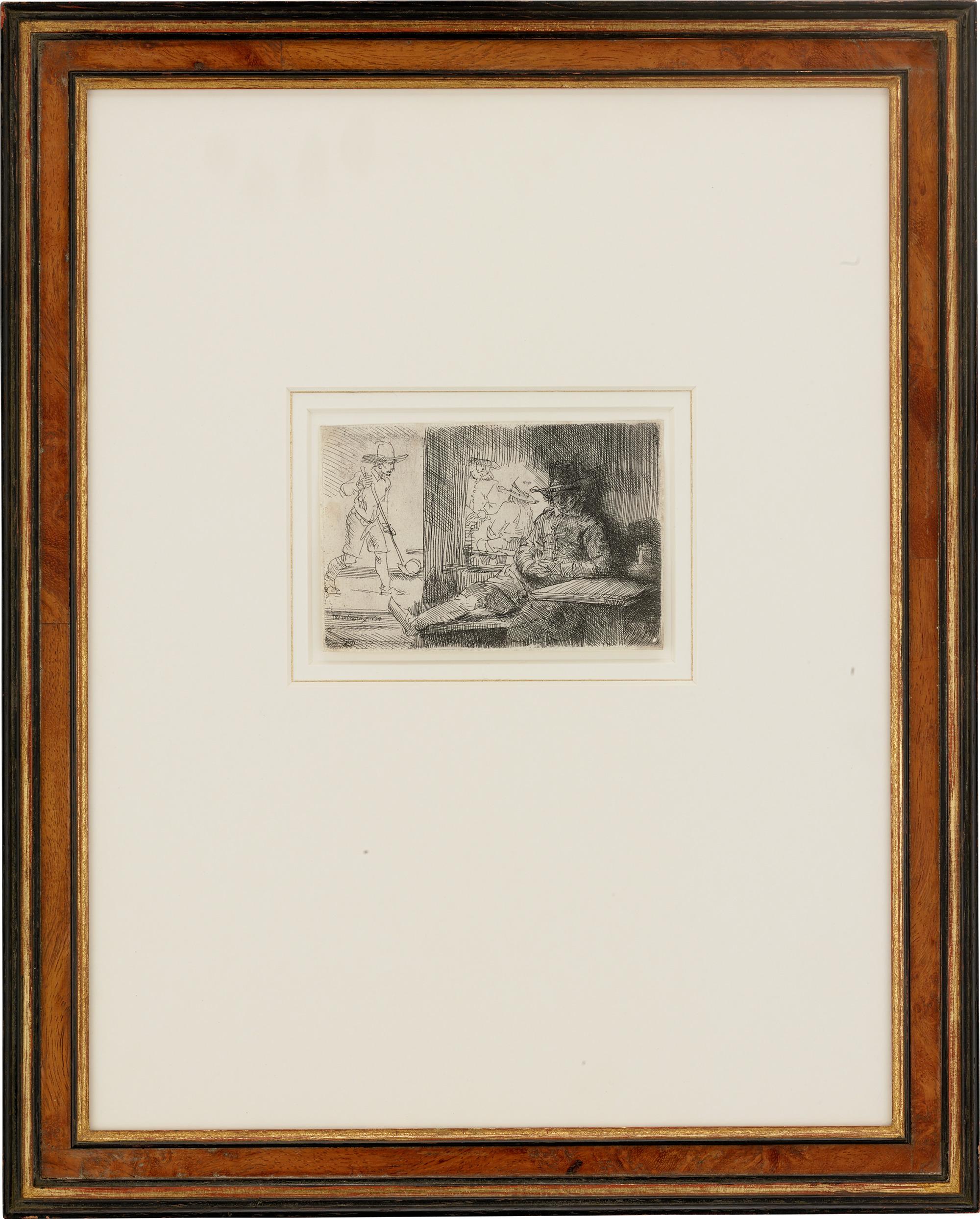 El jugador de béisbol de Rembrandt van Rijn 1