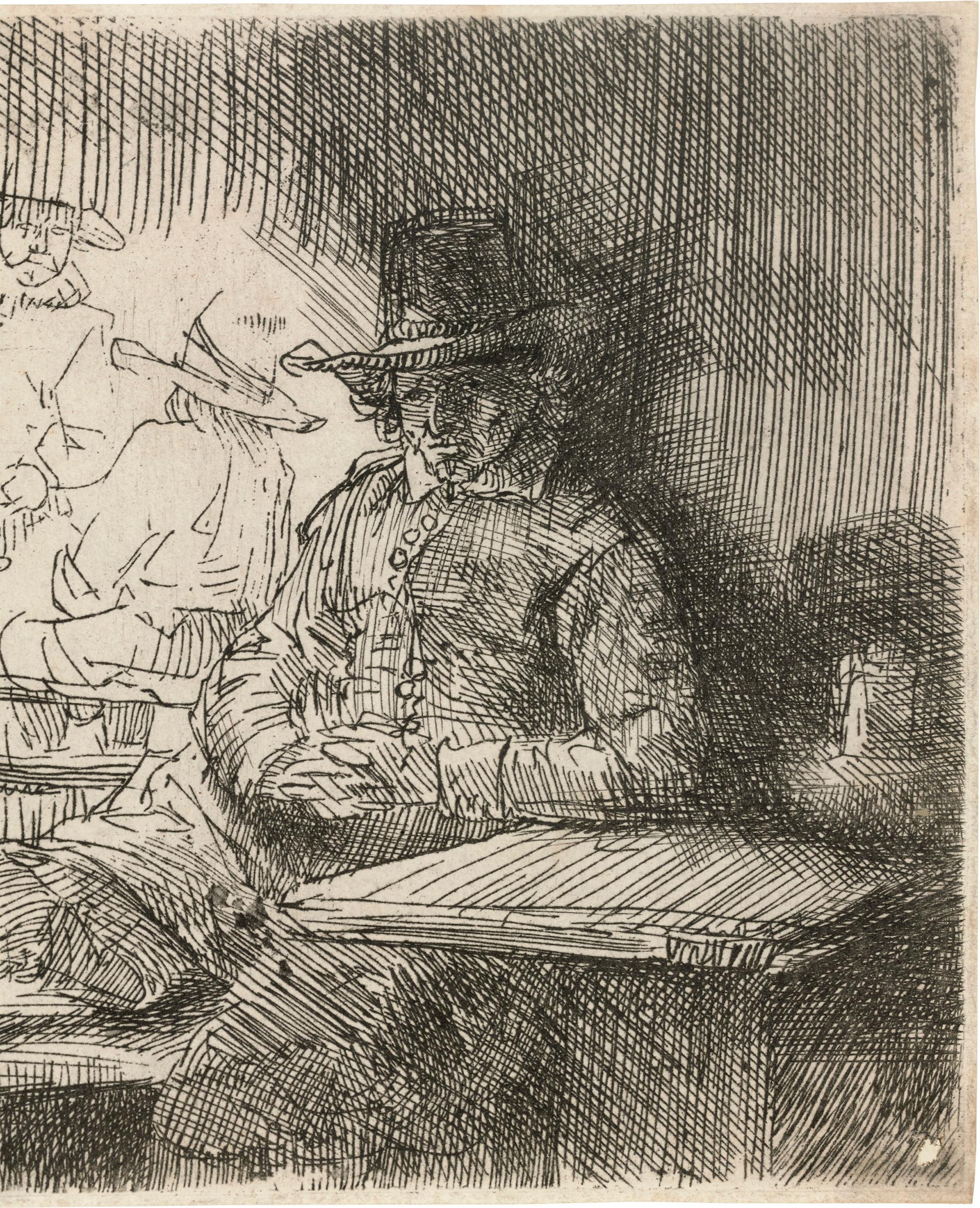 El jugador de béisbol de Rembrandt van Rijn 3