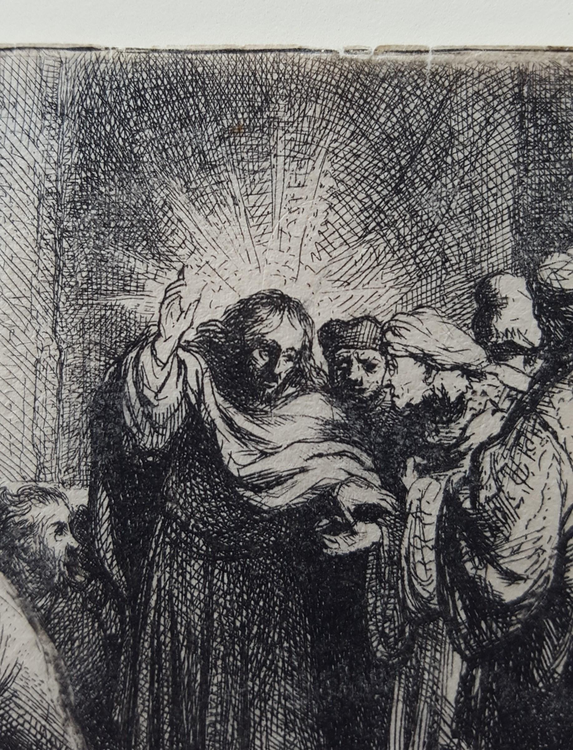 The Tribute Money - Old Masters Print by Rembrandt van Rijn