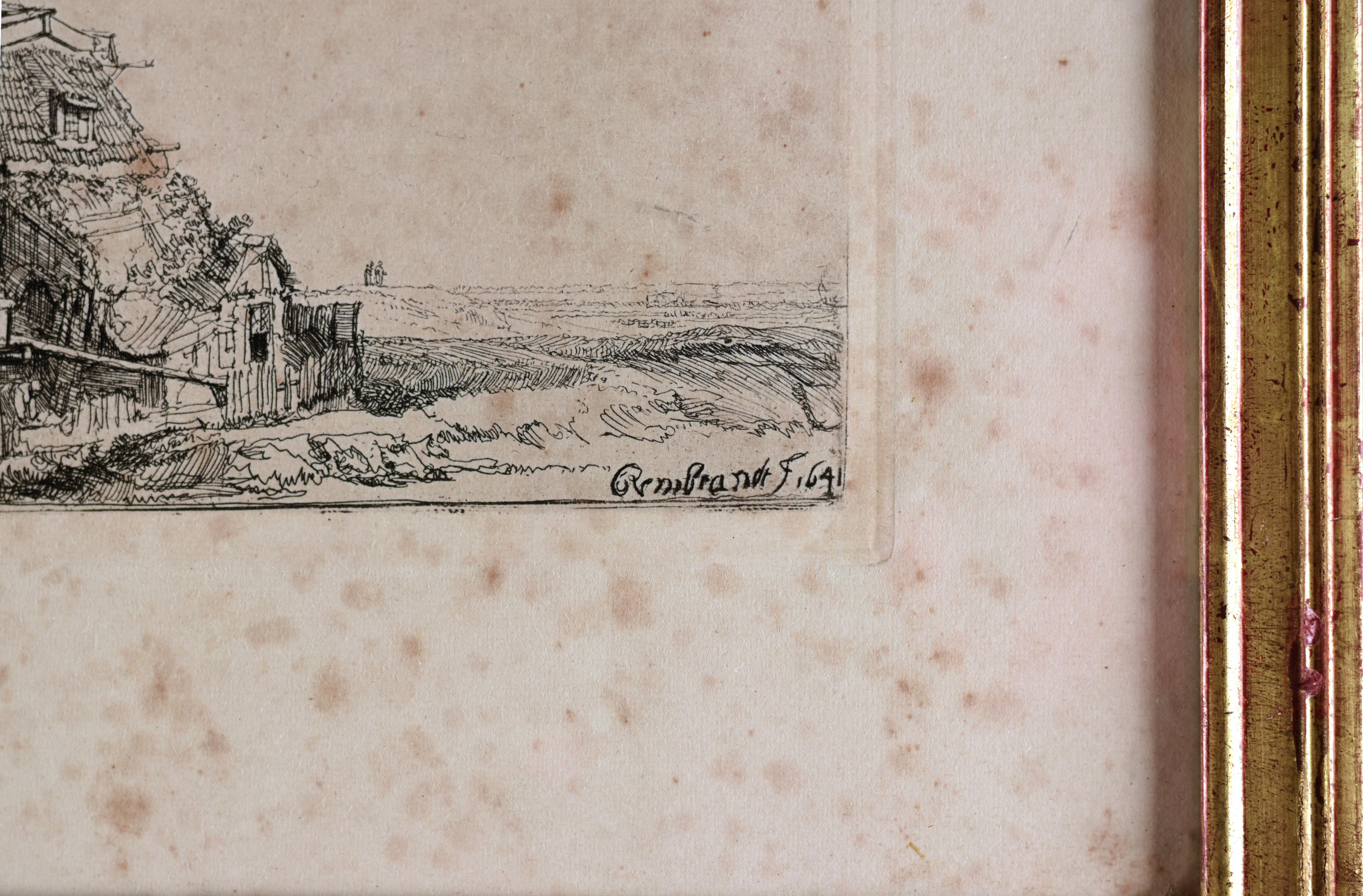 rembrandt windmill etching value
