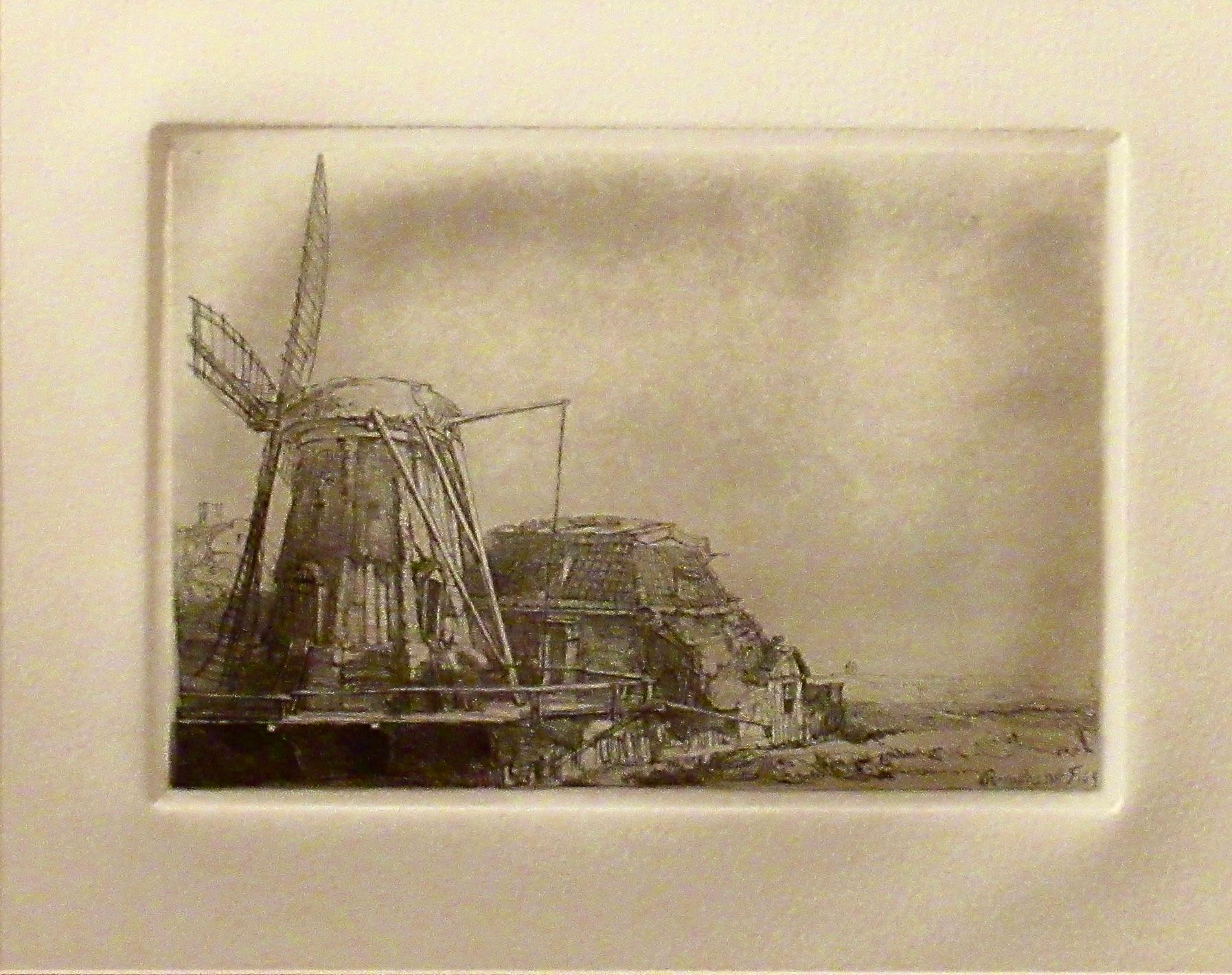 El molino de viento - Print de Rembrandt van Rijn