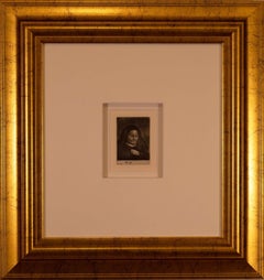 Rembrandt Van Rijn The Artist’s Mother 1631 Etching Millenium Edition Framed