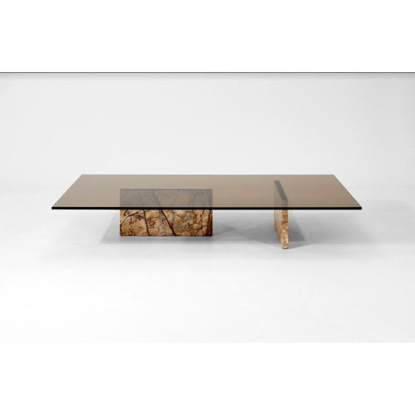 Remerber Me rectangular coffee table by Claste 
Dimensions: D 137.2 x W 76.2 x H 35.5 cm
Material: Carrara Gioia, Belvedere Black, Mont Blanc, Manhatten Calacatta, Fusion Marble, Temptation Marble, Blue Mare 
Weight: 64 kg

Since 2017 Quinlan