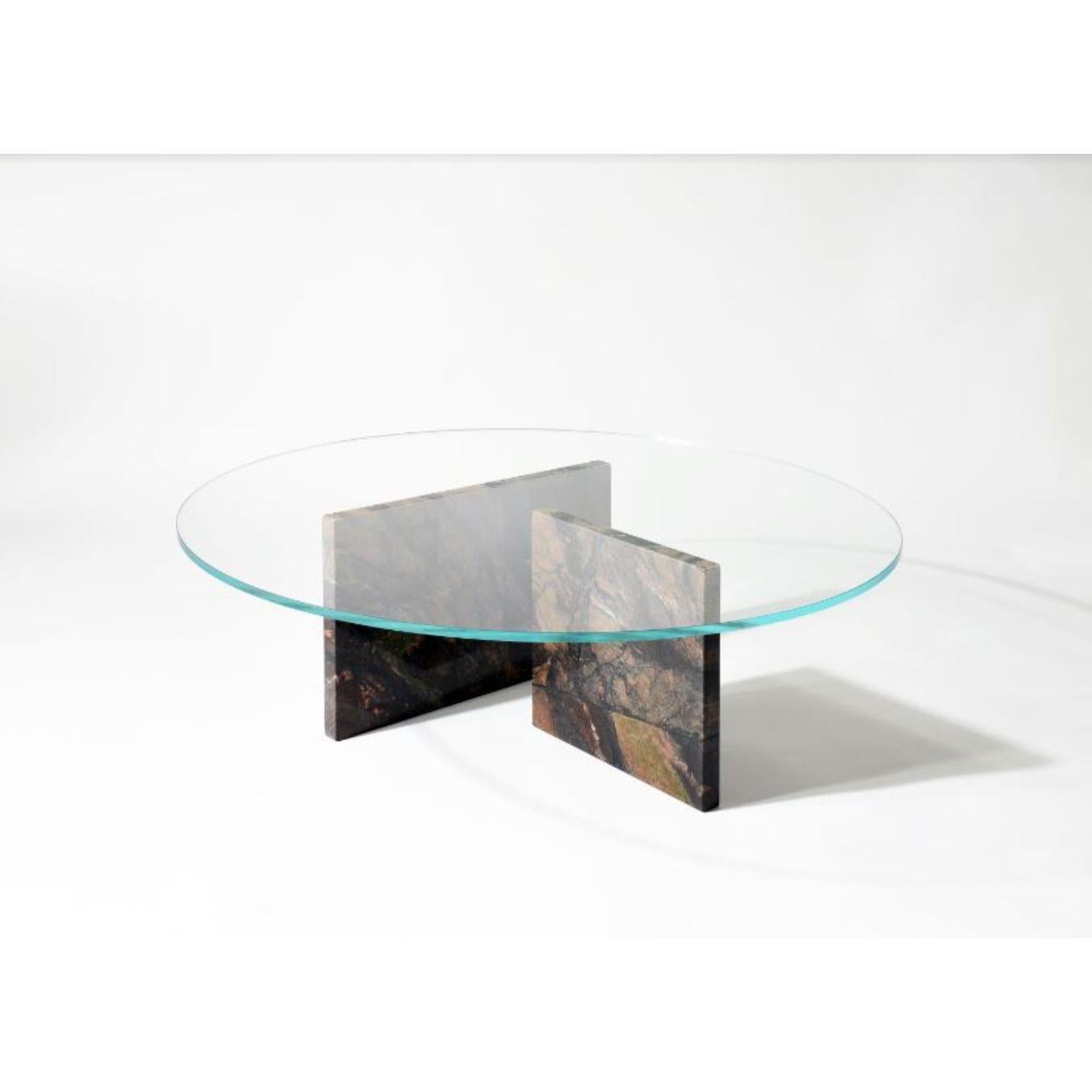 Post-Modern Remember Me Round Coffee Table by Claste For Sale