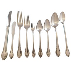 Remembrance by 1847 Rogers Silverplate Flatware Set for 12 Service 134 Pieces
