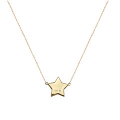 Remembrance Lapiz and Diamond Star Charm Pendant