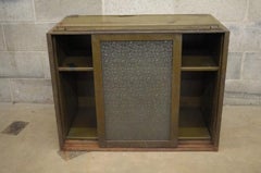 Remington Rand Industrial Green Steel Metal Stacking Barrister Storage Cabinet A