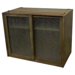 Remington Rand Industrial Green Steel Metal Stacking Barrister Storage Cabinet B