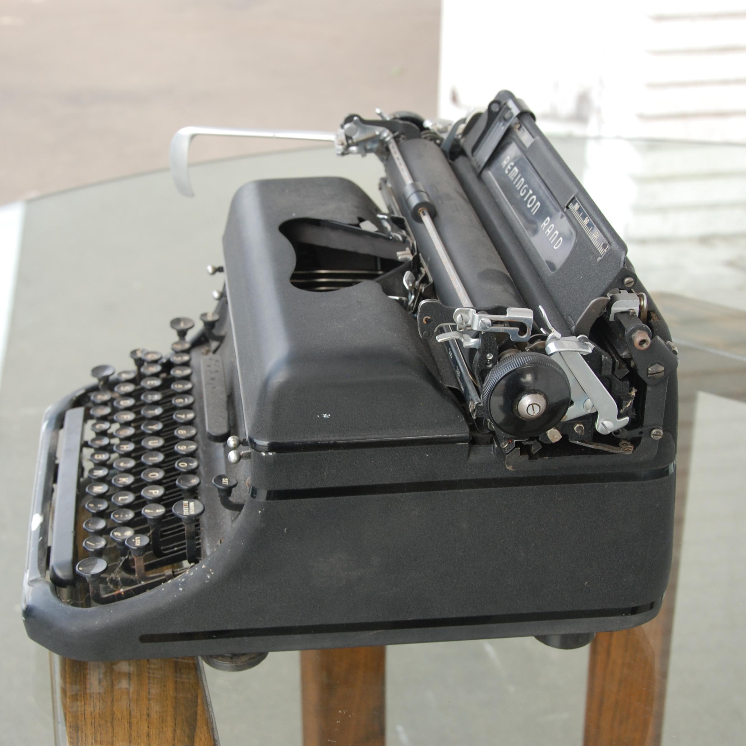 remington rand typewriter value