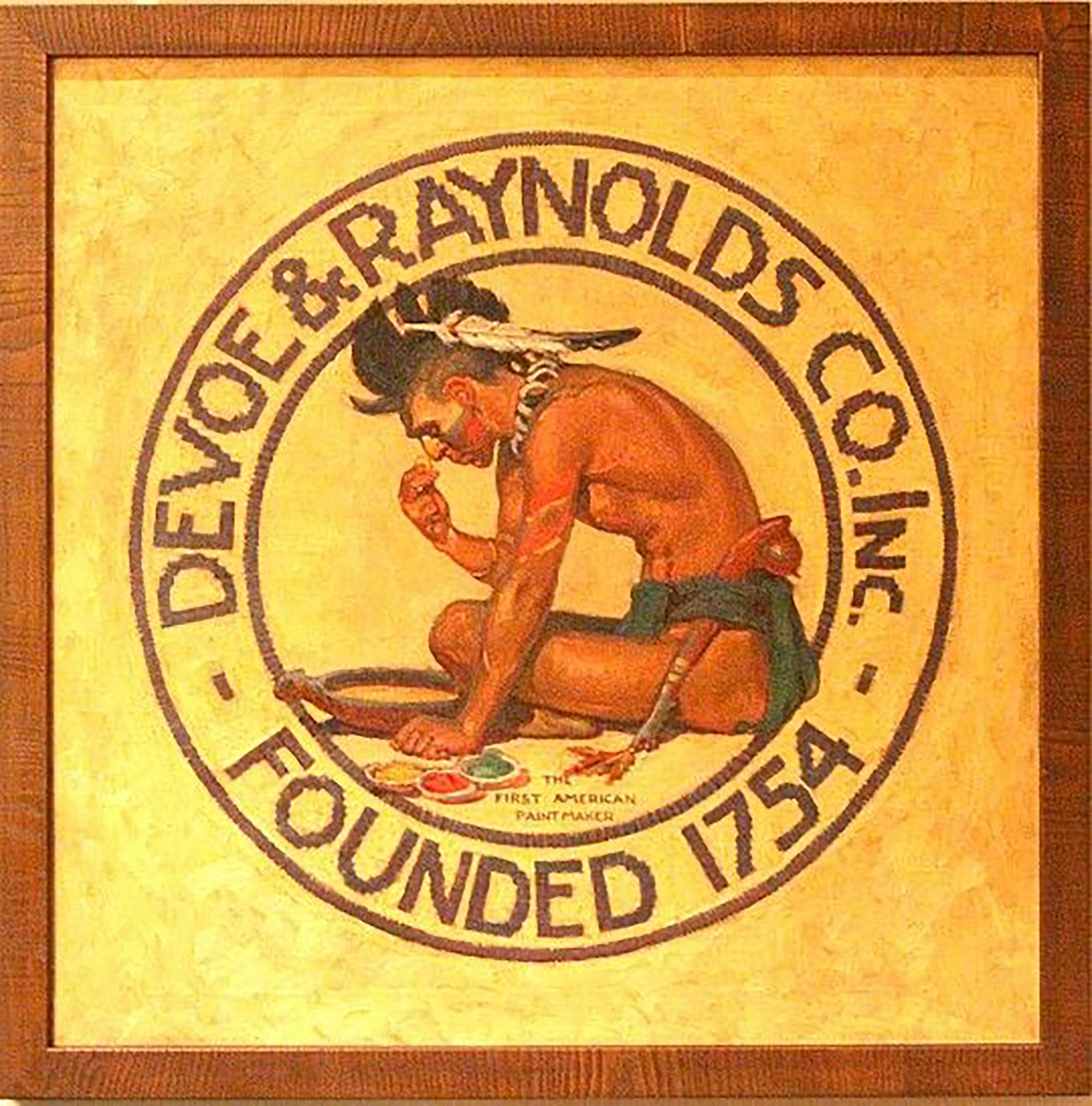 Devoe & Reynolds Advertisement - Painting by Remington Schuyler
