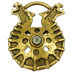 REMINISCENCE Vintage Celtic Wolf Brooch