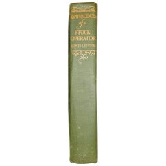 Reminiscences of a Stock Operator by Lefevre 1st Edition