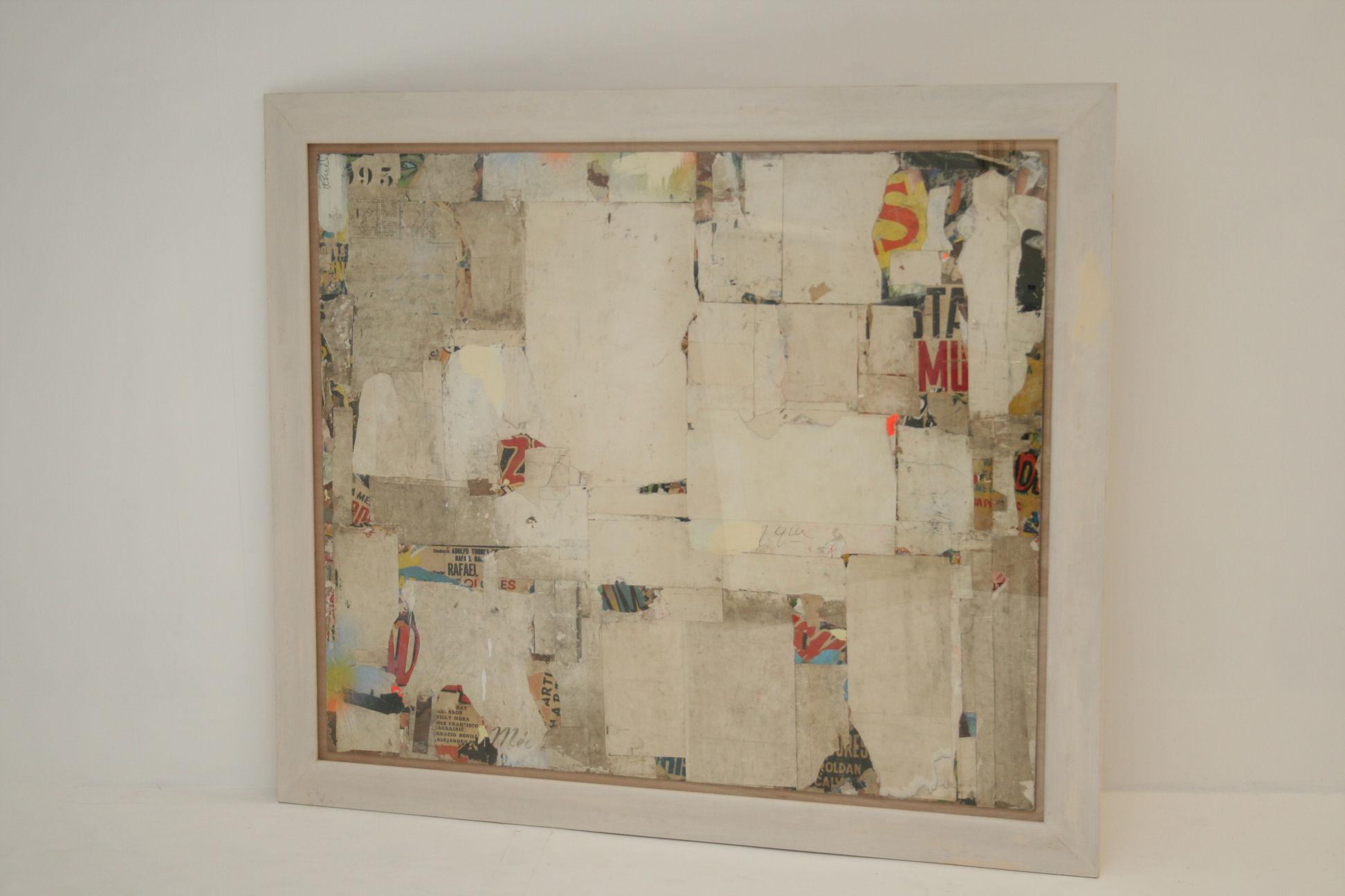 Remnants 11 Large Abstract Collage by Artist Huw Griffith at