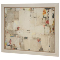 Remnants 11 Large Abstract Collage by Artist Huw Griffith