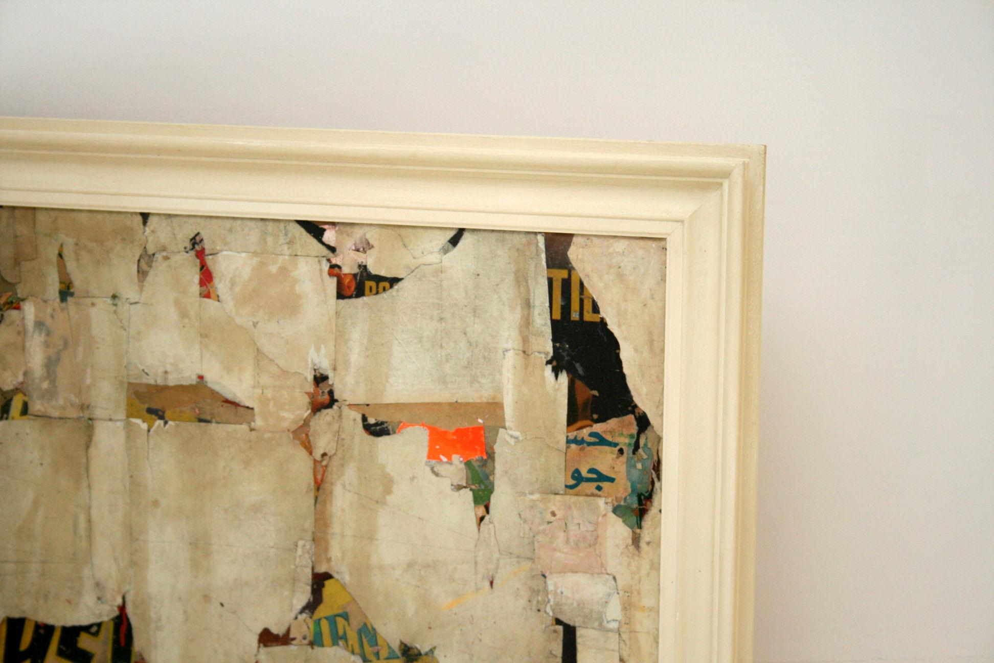 Contemporary Remnants 13 Medium Abstract Collage by Artist Huw Griffith