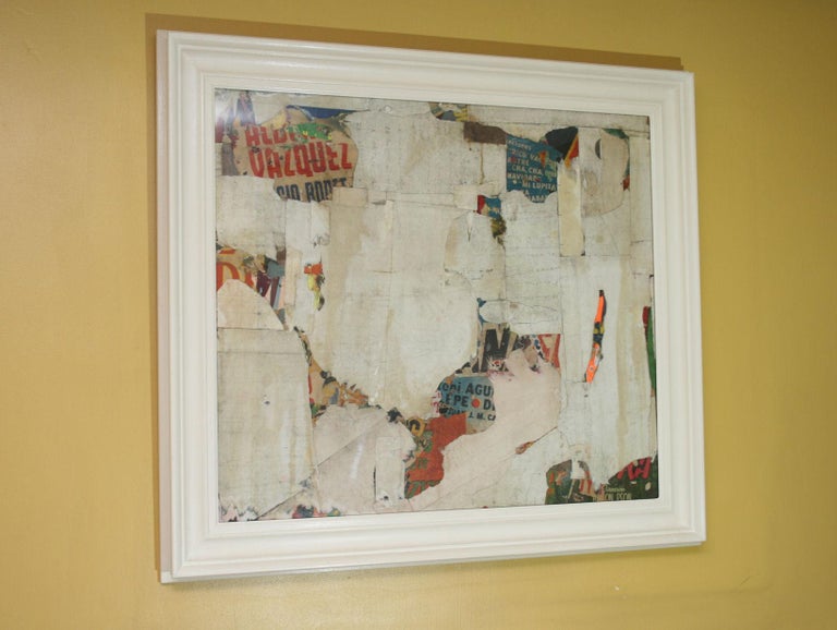 Contemporary REMNANTS 14 Medium Abstract Collage by Artist Huw Griffith For Sale