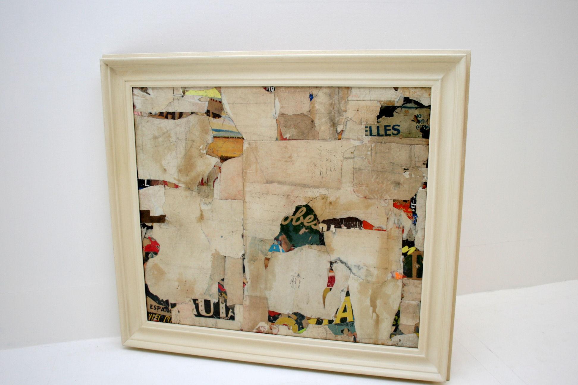 Remnants 15 Medium Abstract Collage by Artist Huw Griffith 5