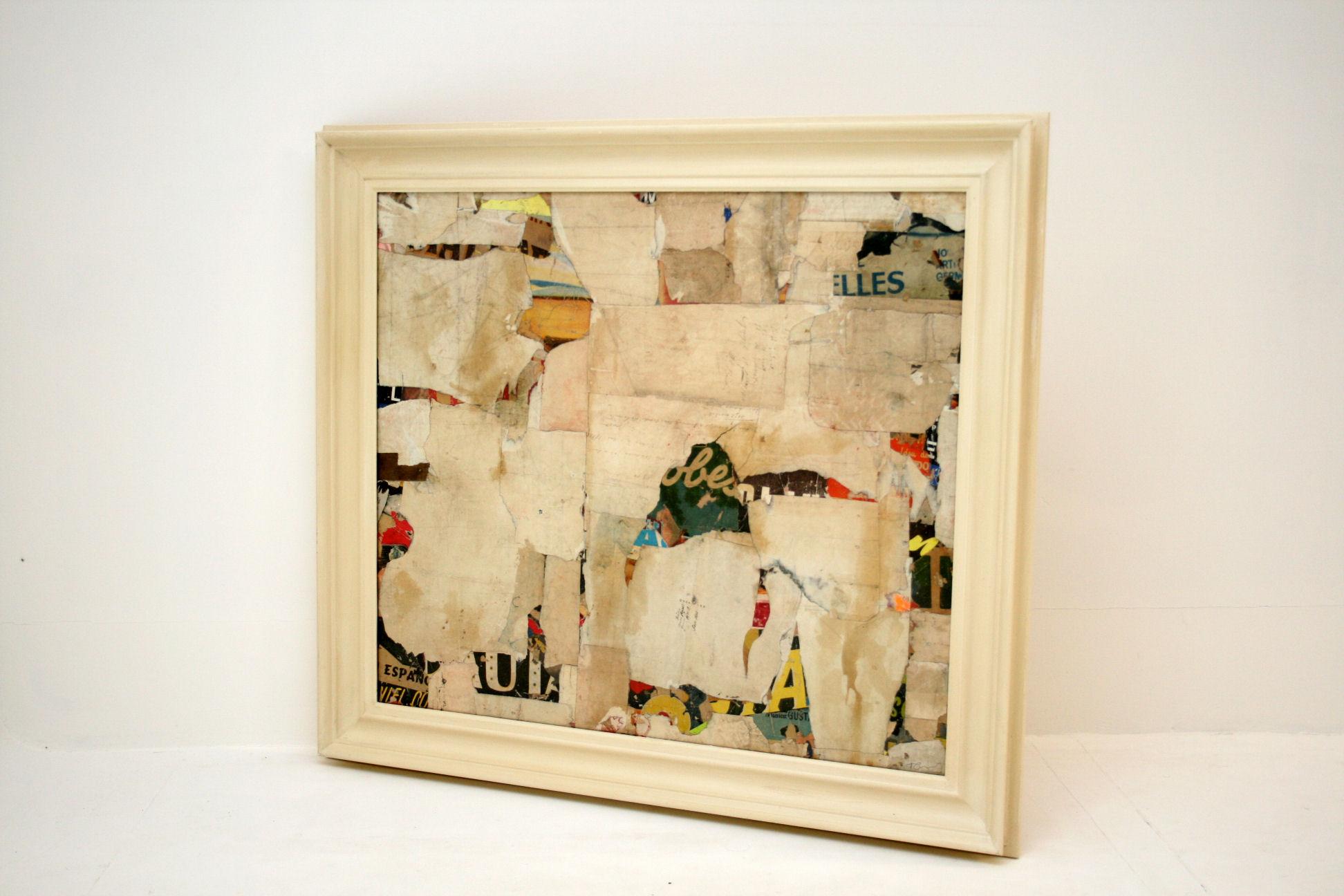 Remnants 15 Medium Abstract Collage by Artist Huw Griffith 3