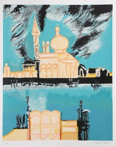 Venezia, Impressionist Lithograph by Remo Brindisi