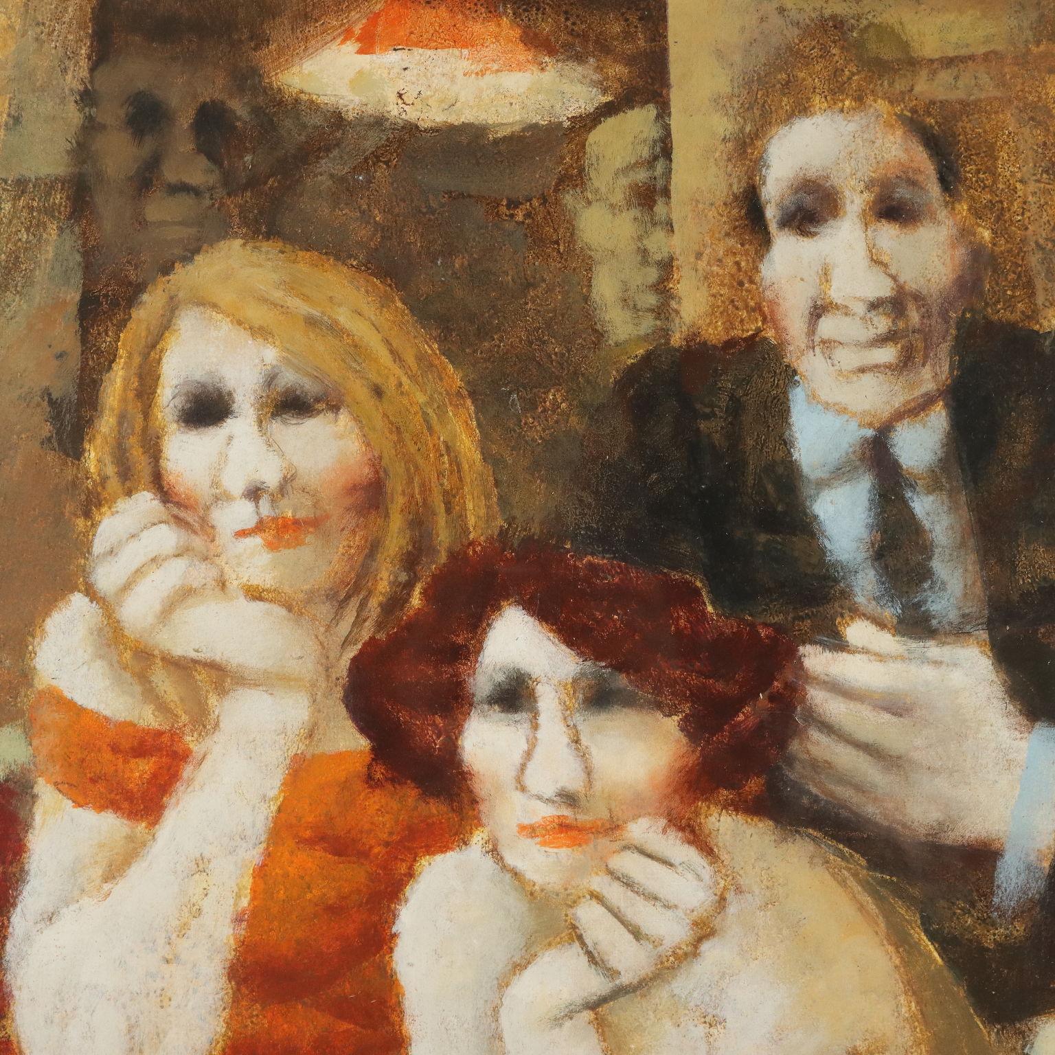 Figure - Painting di Remo Squillantini
